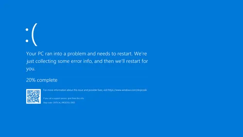 Blue Screen Errors : Check for driver conflicts, hardware issues