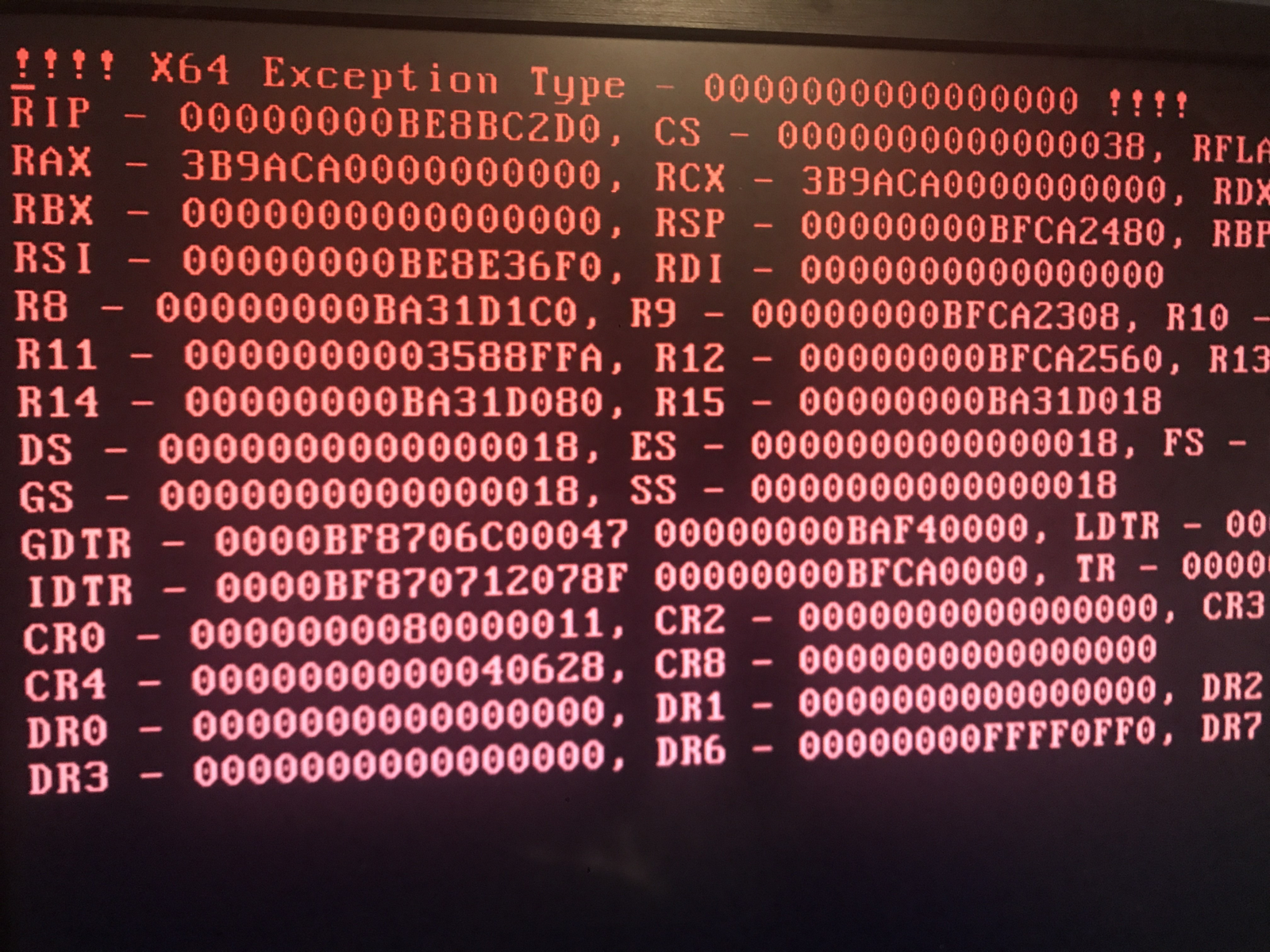 Kernel panic: Check hardware, reset NVRAM/PRAM.